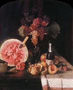 William Merritt Chase Still life and watermelon USA oil painting reproduction
